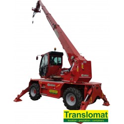 Elévateur télescopique rotatif 4x4 - 4 T - 18 m (Merlo rouge)