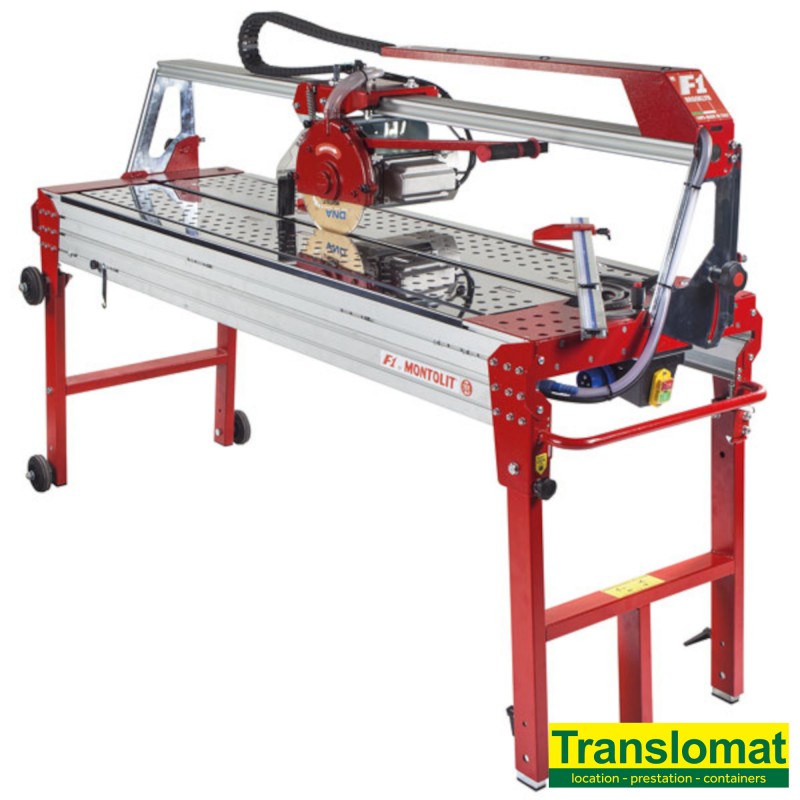 Table de sciage radial - diam. 250mm - L.Max130cm - EP35mm - 230V