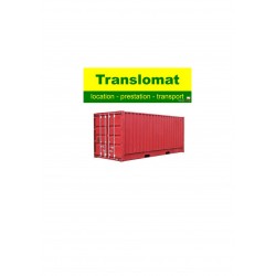 Container stockage matériel - 5 x 2.2 m 