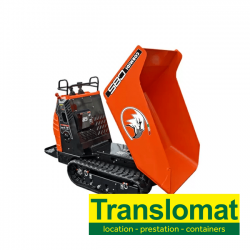 Dumper sur chenilles - 800kg - essence 4T