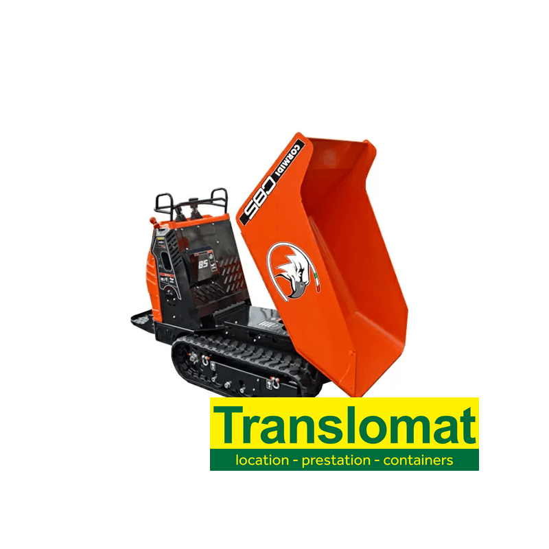 Dumper sur chenilles - 800kg - essence 4T