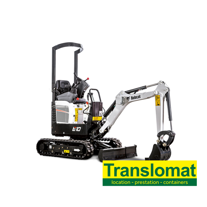 Mini-pelle 1.2T - retractable 71/110cm - godets 30/60/80cm Mini-pelle 1.2T - retractable 71/110cm - godets 30/60/80cm