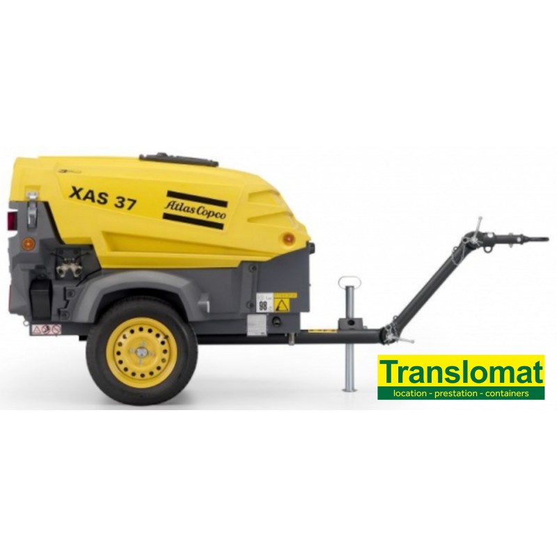 Compresseur tractable 2.5m³/min. - 7 bars Compresseur tractable 2.5m³/min. - 7 bars