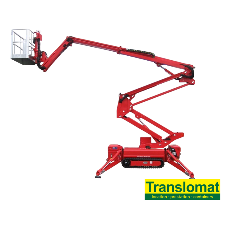 Nacelle télescopique 15m - sur chenilles - 230v/Essence 4T