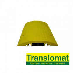 Protection de câble électrique pour route jaune 80x60cm