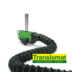 Canon à air chaud au mazout - 25KW - 1080 m³/h - 230V