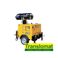 Tour d'éclairage tractable - LED - ~5000m² - H: 9m - diesel