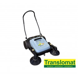 Balayeuse manuelle double brosse