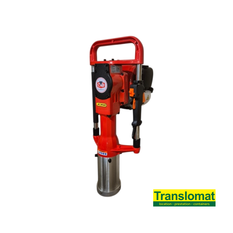 Enfonce-pieux Ø46-60 +adaptateur Ø105mm - essence 98