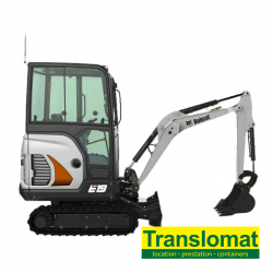 Mini-pelle 1.9T cabine - retractable 98/136cm - godets 30/60/100cm