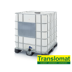 Citerne PVC 1000L avec raccord gardena