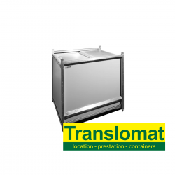 Frigo bahut 257L sur chassis inox