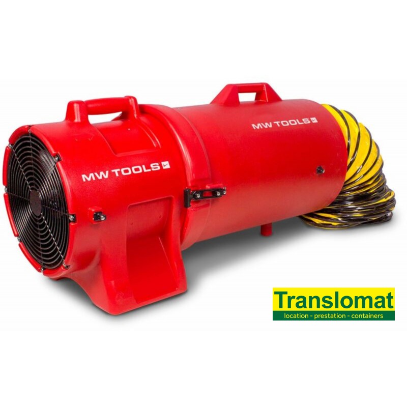 Ventilateur 3600 m³/h + flexible 10m - 220 V