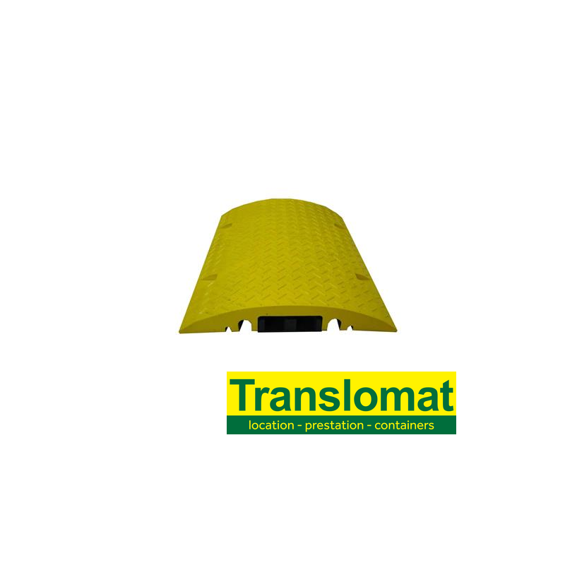 Protection de câble électrique pour route jaune 80x60cm