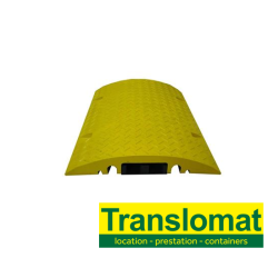 Protection de câble électrique pour route jaune 80x60cm