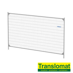 Barrière de chantier 3.5m x 2m - Inclu pied & collier - HERAS