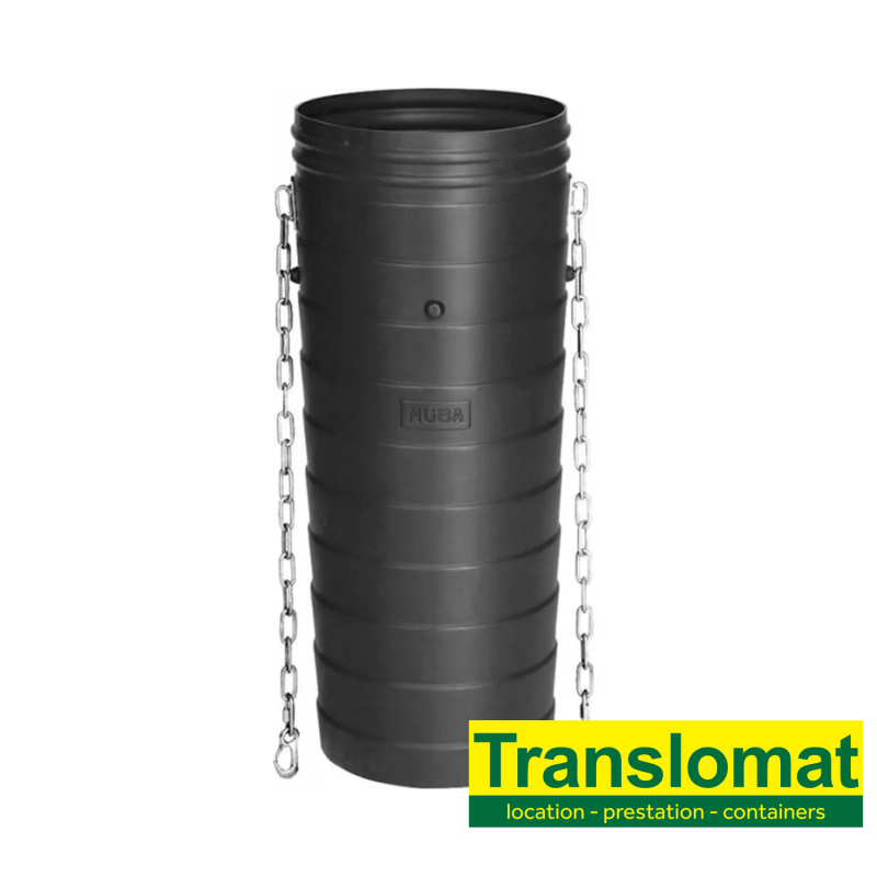 Goulottes d'évacuation pour container, par mètre