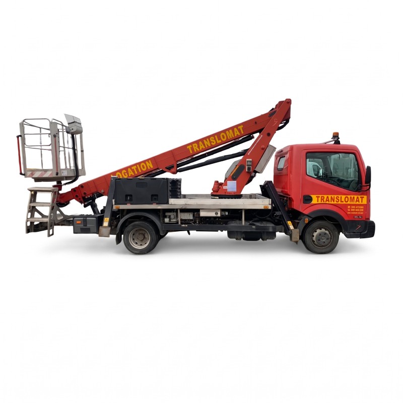 Nacelle sur camion téléscopique 17.5 m - 3.4 T - permis B + 4 cones