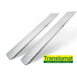 Rampe alu 1.5mx0.2m - 400 Kg par 2